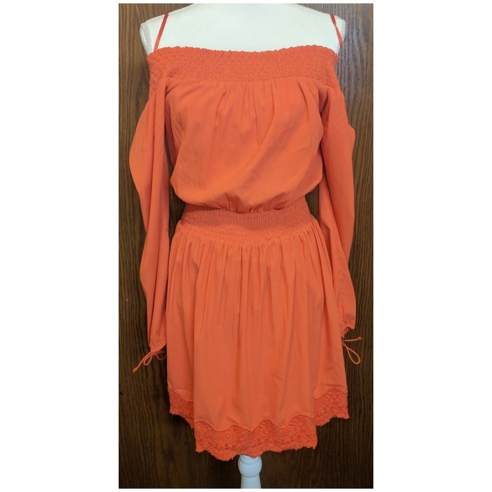 Abercombie & Fitch Apricot colored  mini dress M